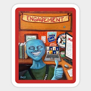 Employee Engagement Sticker